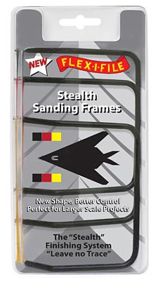 Flex-I-File Stealth Sanding Frames - Set of 3