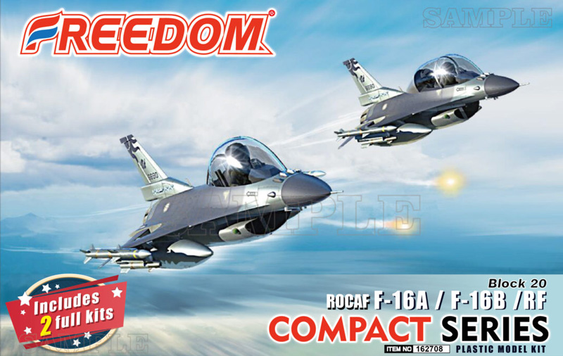 Compact Series - ROCAF F-16A / F-16B / RF Block 20 Falcon [2 kits]
