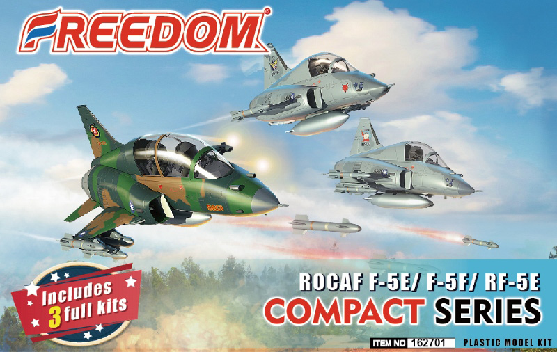 Compact Series - ROCAF F-5E F-5F RF-5E Freedom Fighter [3 kits]