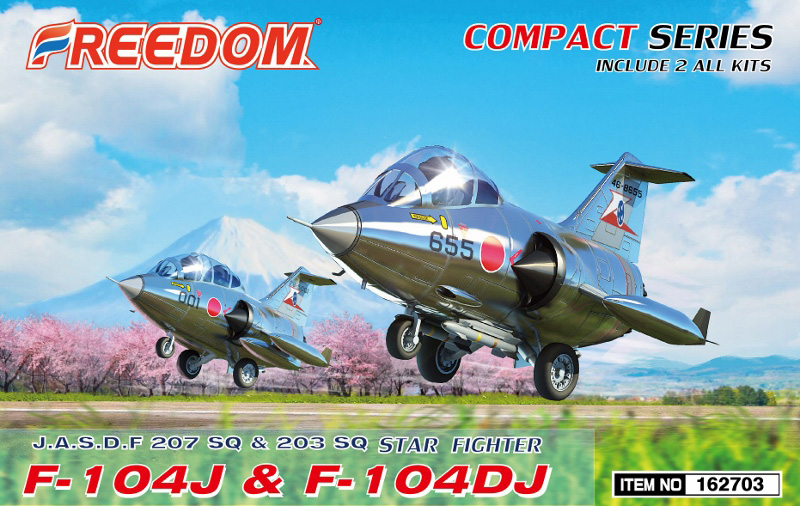 Compact Series - F-104J F-104DF Starfighter JASDF 207SQ & 203SQ [2 kits]