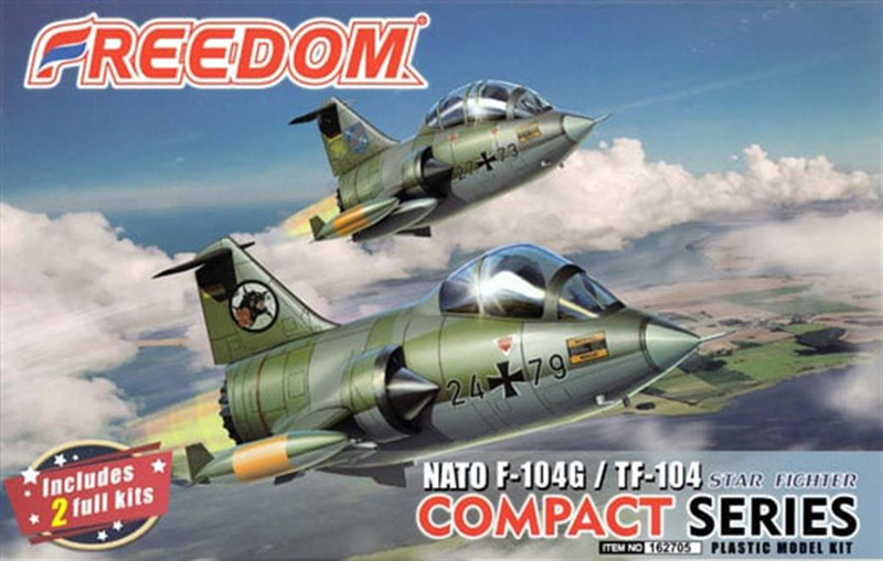 Compact Series - F-104G & TF-104 Starfighter [2 kits]