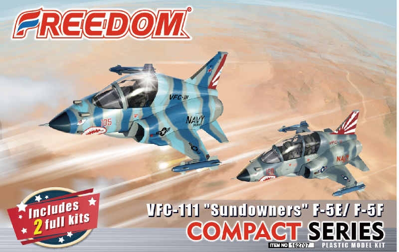 Compact Series - F-5E F-5F Tiger II VFC-111 Sundowners [2 kits]