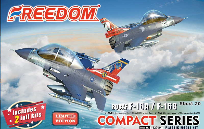 Compact Series - F-16A & F-16B Block 20 Falcon [2 kits]