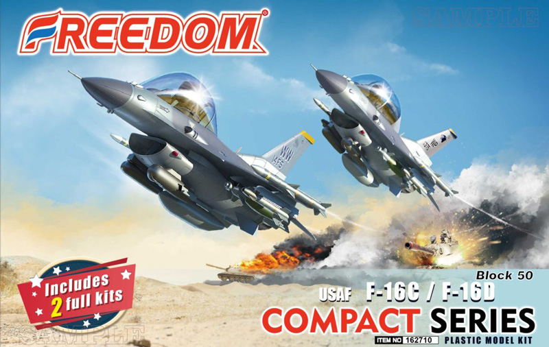 Compact Series - USAF F-16C & F-16D Block 50 Falcon [2 kits]
