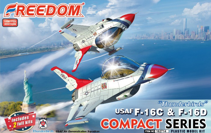 Compact Series - USAF Thunderbirds F-16C / F-16D Falcon [2 kits]