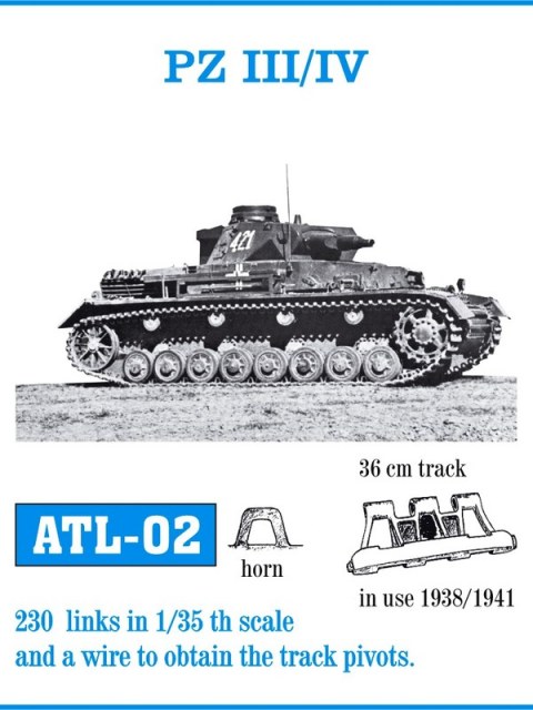Pz III/IV Mod. 1938/41 Track Set (230 Links)