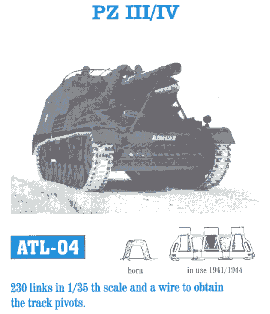 Pz III/IV Mod. 1941/44 Track Set (230 Links)