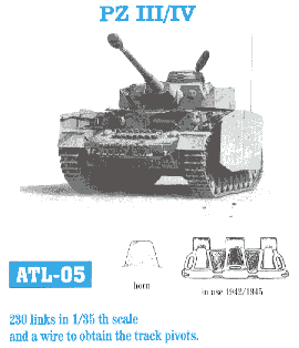 Pz III/IV Mod. 1942/45 Track Set (230 Links)