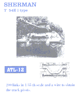 Sherman T54E1 Track Set (200 Links)