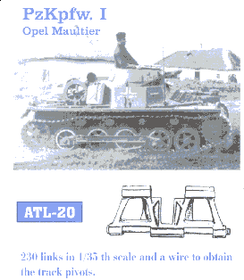 PzKpfw I Opel Maultier Track Set (230 Links)
