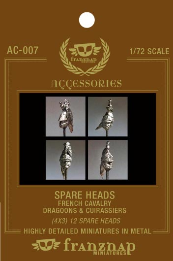 Spare Heads French Cavalry: Dragoons & Cuirassiers