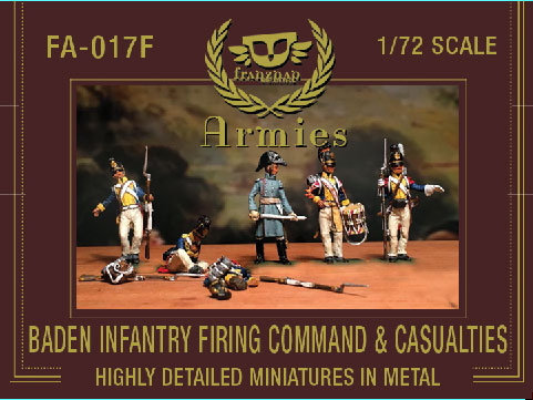 Baden Infantry Firing Command & Wounded