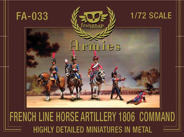 French Line Horse Artillery 1806 Command