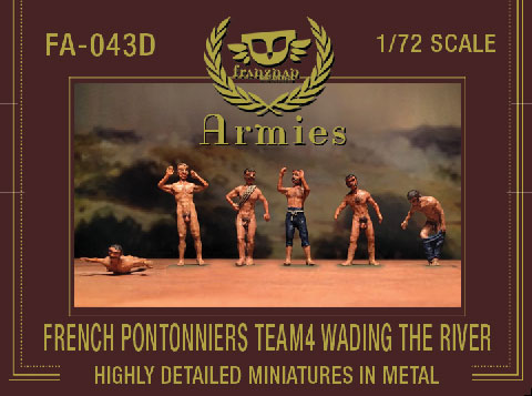French Pontonniers Team 4: Wading the river
