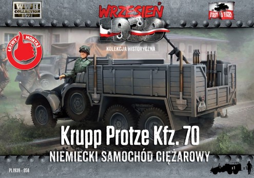 Krupp Protze Kfz70 Army Truck w/Soldier