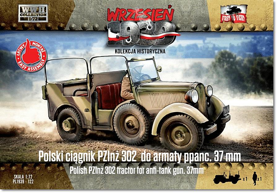 First to Fight Polish PZnz 302 tractor (for the 37mm anti-tank gun FTF025 and/or FTF069)