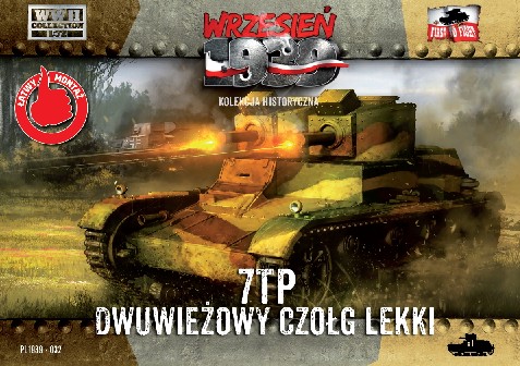 WWII 7TP Polish Light Tanks w/Double Turret