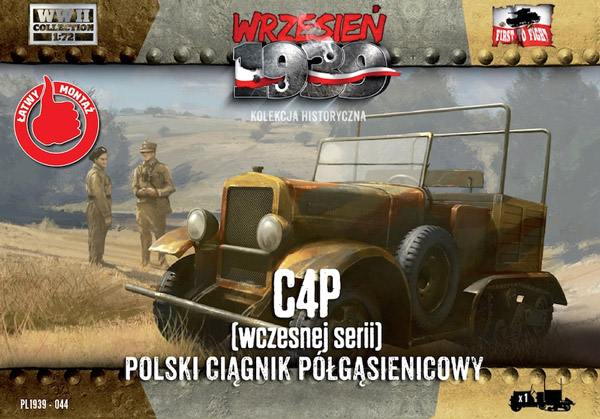 C4P Polish Artillery Halftrack Tractor Early Production
