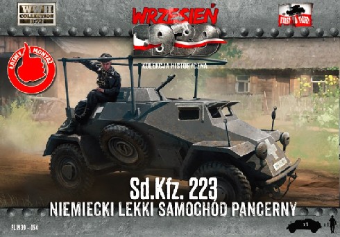 WWII SdKfz 223 German Light Armored Car