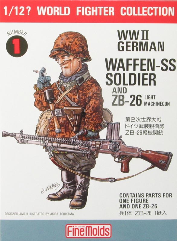 WWII German Waffen-SS Soldier with ZB-26
