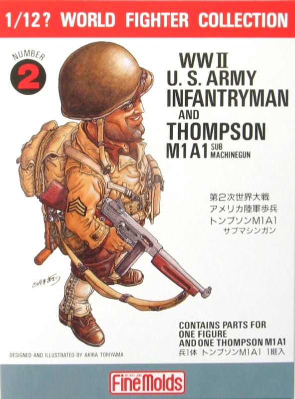 WWII U.S. Army Infantryman and Thompson M1A1 