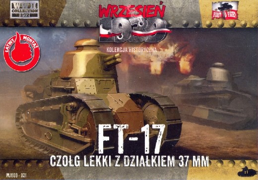 FT17 Light Tank w/Round Turret & 37mm Gun