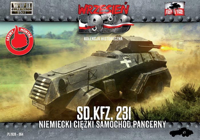 WWII German Sd.Kfz.231 Heavy Armored Car 