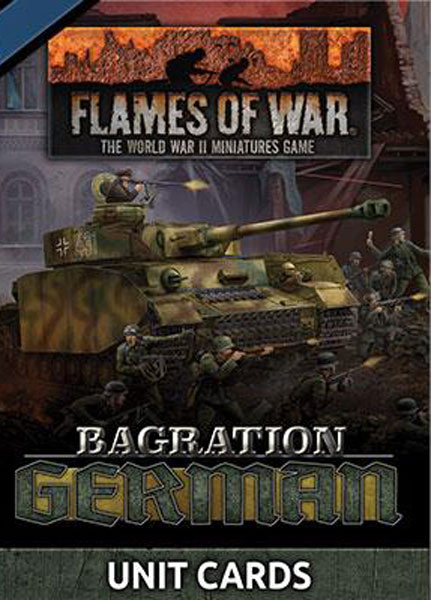 Bagration: German Unit Cards