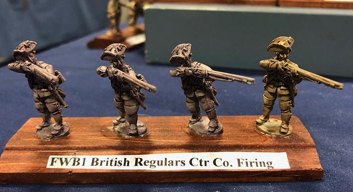 British Regulars Center Company Firing