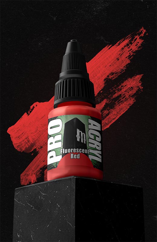 Monument - Pro Acryl Fluorescent Red