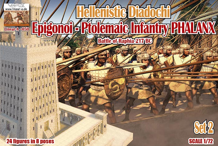 Hellenistic Diadochi Set 2 Ptolemaic Infantry Phalanx Egypt