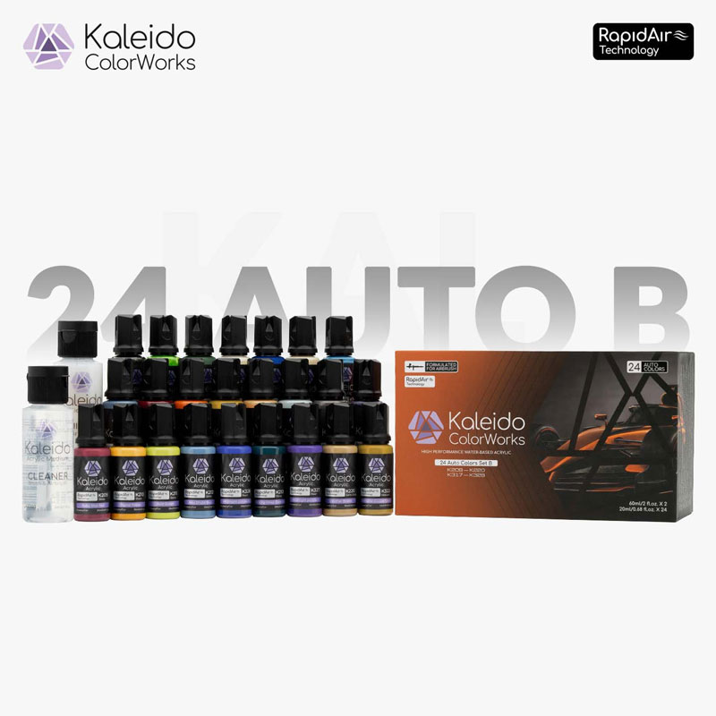 Gaahleri Kaleido ColorWorks: 24 Auto Colors Paint Set B-Set
