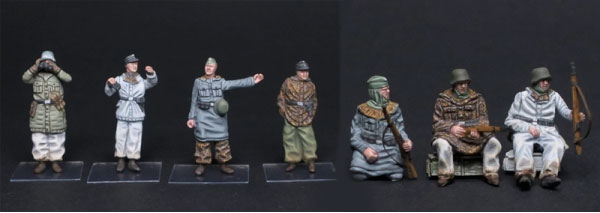 German Tank Riders Winter 1941-45