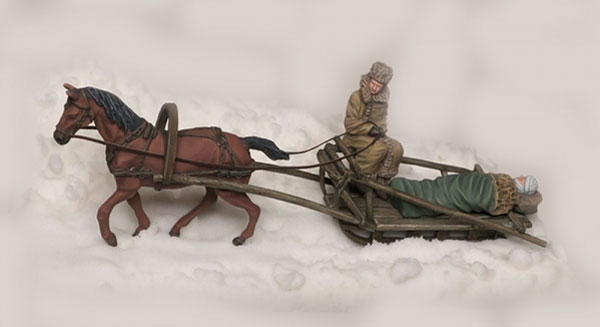 German Sledge Russia Winter 1941 - 45