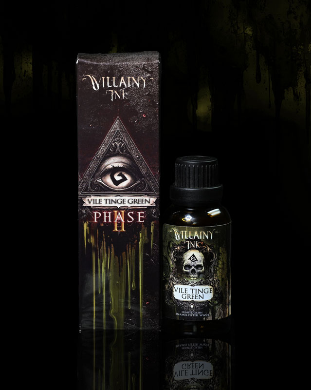 Grimdark Compendium Villainy Ink Vile Tinge Green - Enamel Wash