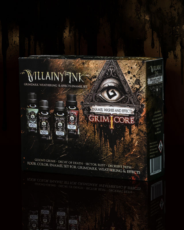 Grimdark Compendium Villainy Ink Enamel Grim Core Set I