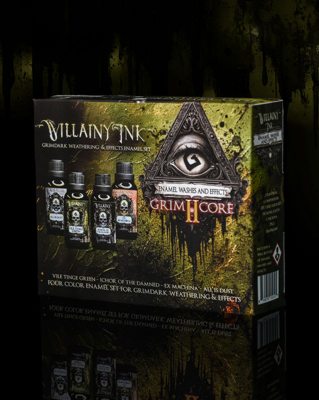 Grimdark Compendium Villainy Ink Enamel Grim Core Set 2