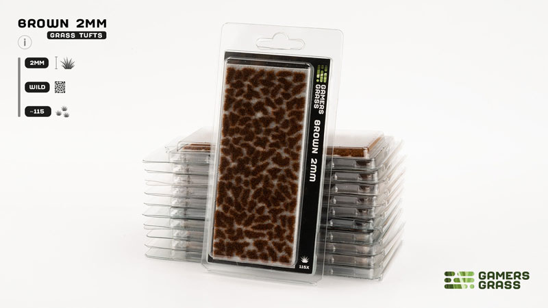 Gamers Grass 2mm Grass Tufts - Brown