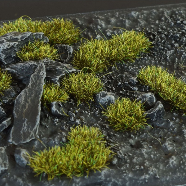 2mm Grass Tufts - Dark Moss