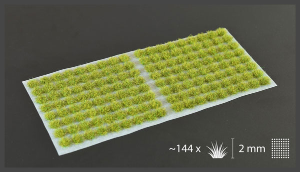 2mm Grass Tufts - Moss Small