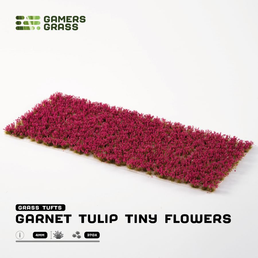 Gamers Grass Garnet Tulip Tiny Flowers