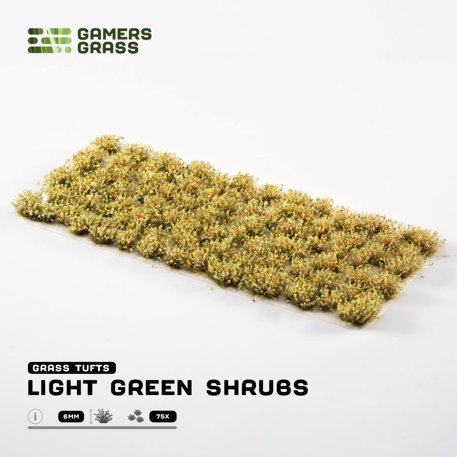 Gamers Grass Light Green Shrubs