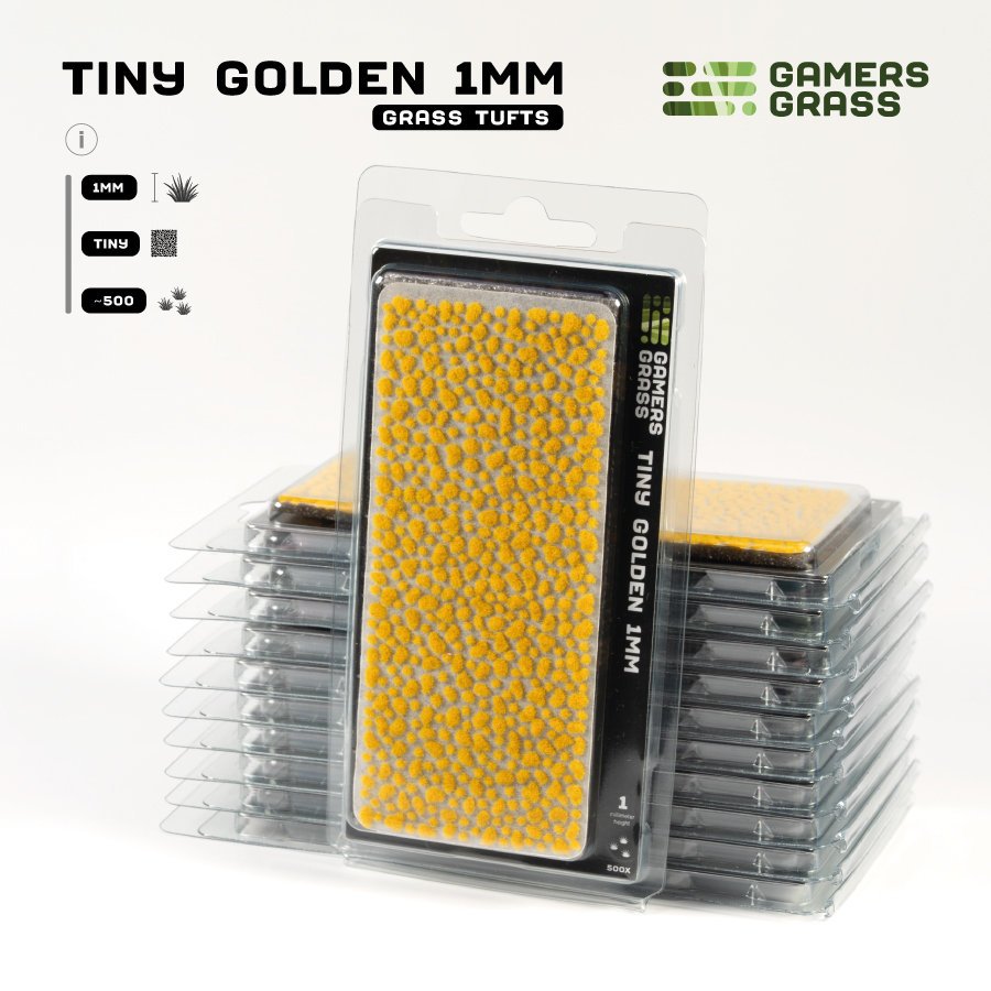 Gamers Grass Grass Tufts - Tiny Golden 1mm