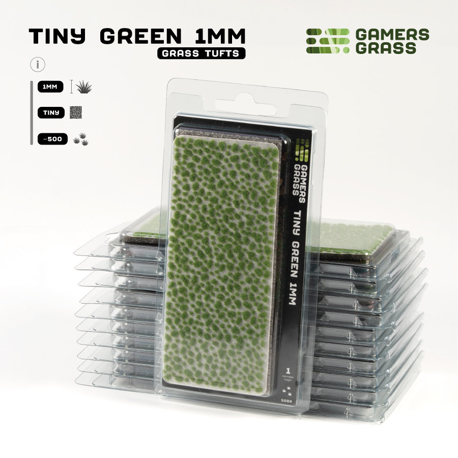 Gamers Grass Grass Tufts - Tiny Green 1mm