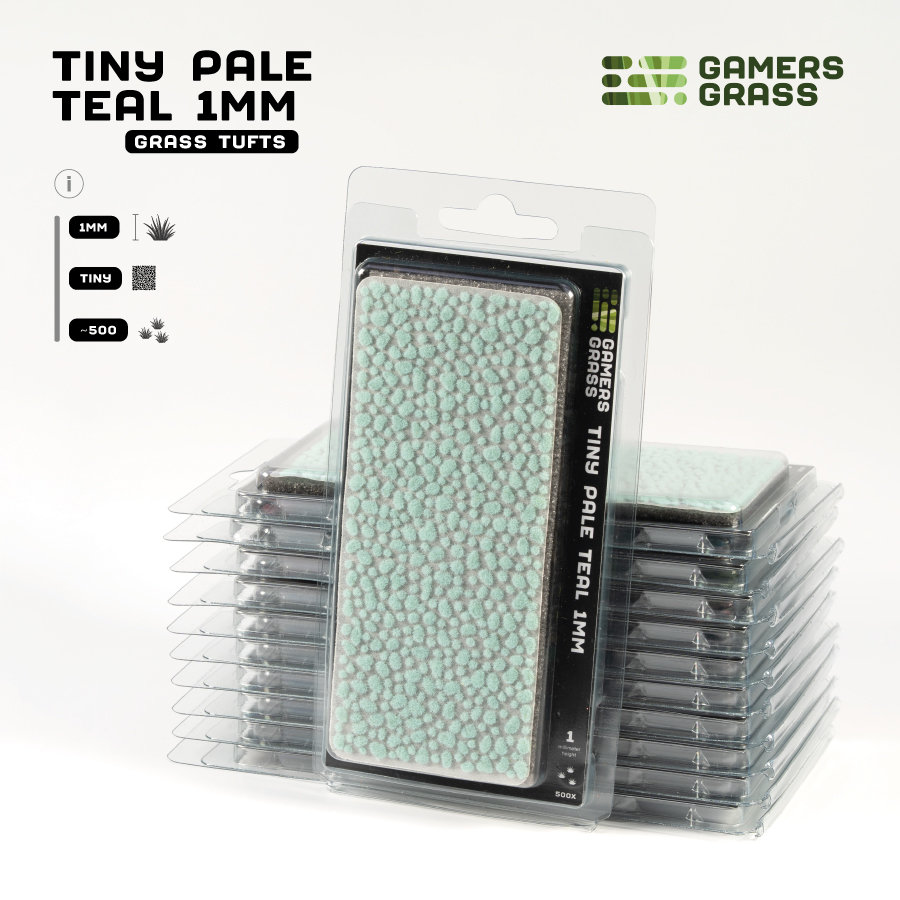 Gamers Grass Grass Tufts - Tiny Pale Teal 1mm