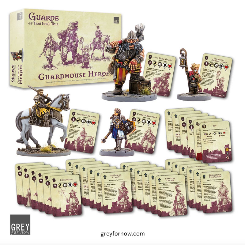Grey For Now Guards of Traitors Toll Guardhouse Heroes Expansion Set