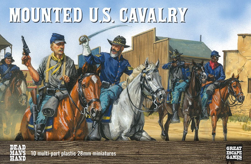 Dead Mans Hand Mounted US Cavalry/Buffalo Soldiers
