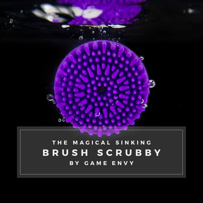 Magical Sinking Brush Scrubby - Black