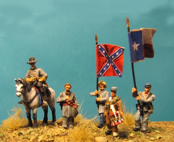 American Civil War- Texas Brigade - Texas Brigade Command