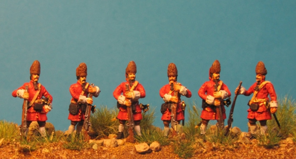 Grenadiers of the Imperial Army at the Ready